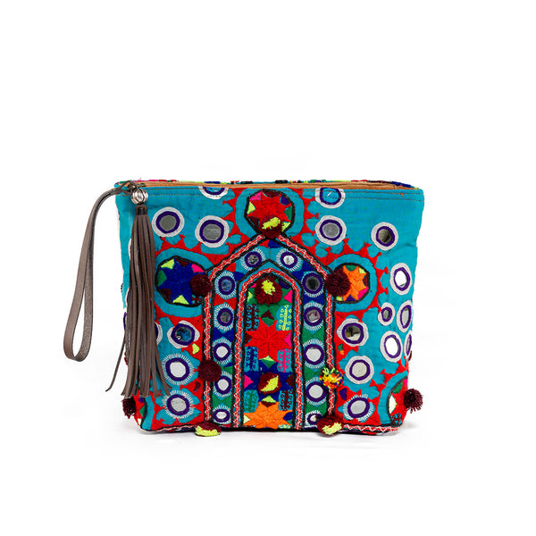 Shiva Clutch Turquoise