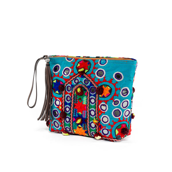 Shiva Clutch Turquoise