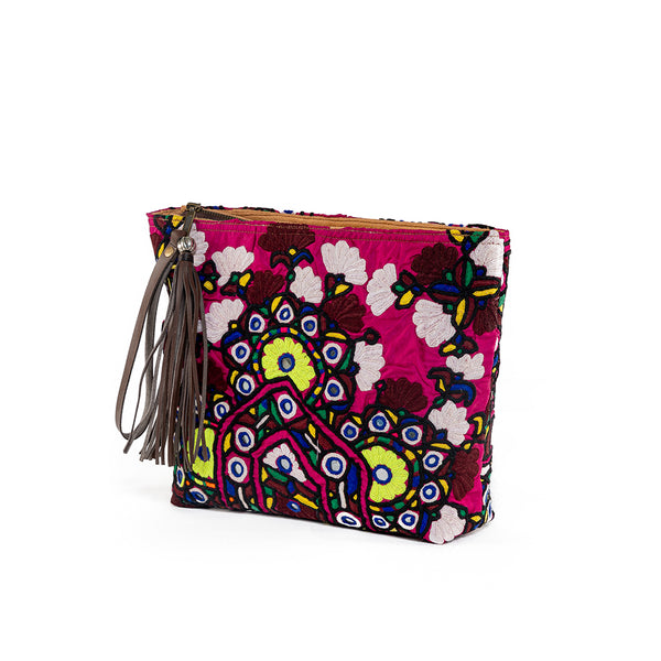 Shiva Clutch Fuchsia