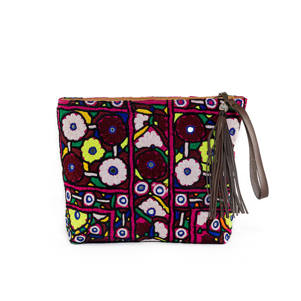 Shiva Clutch Fuchsia