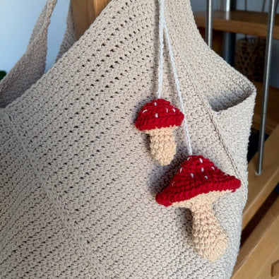 Kamalaya Crochet Bucket Tote Large Natural