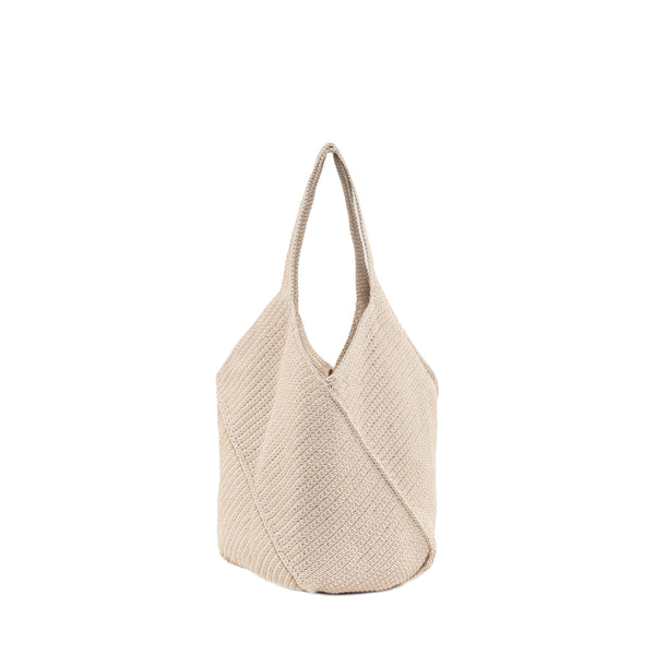 Kamalaya Crochet Bucket Tote Large Natural