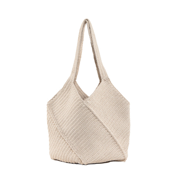 Kamalaya Crochet Bucket Tote Small Natural