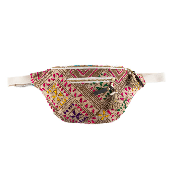 Viet Batik Sling Bag Sand