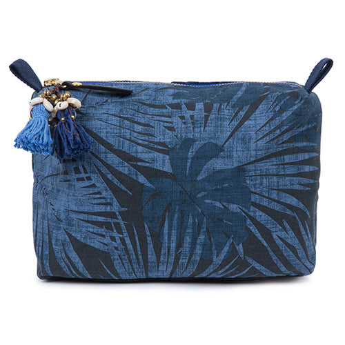 Aloha Zip Cosmetic Indigo/Blue