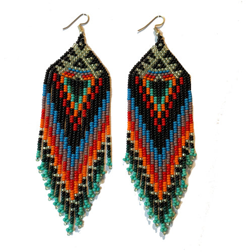 Tribal Earring Large Multi